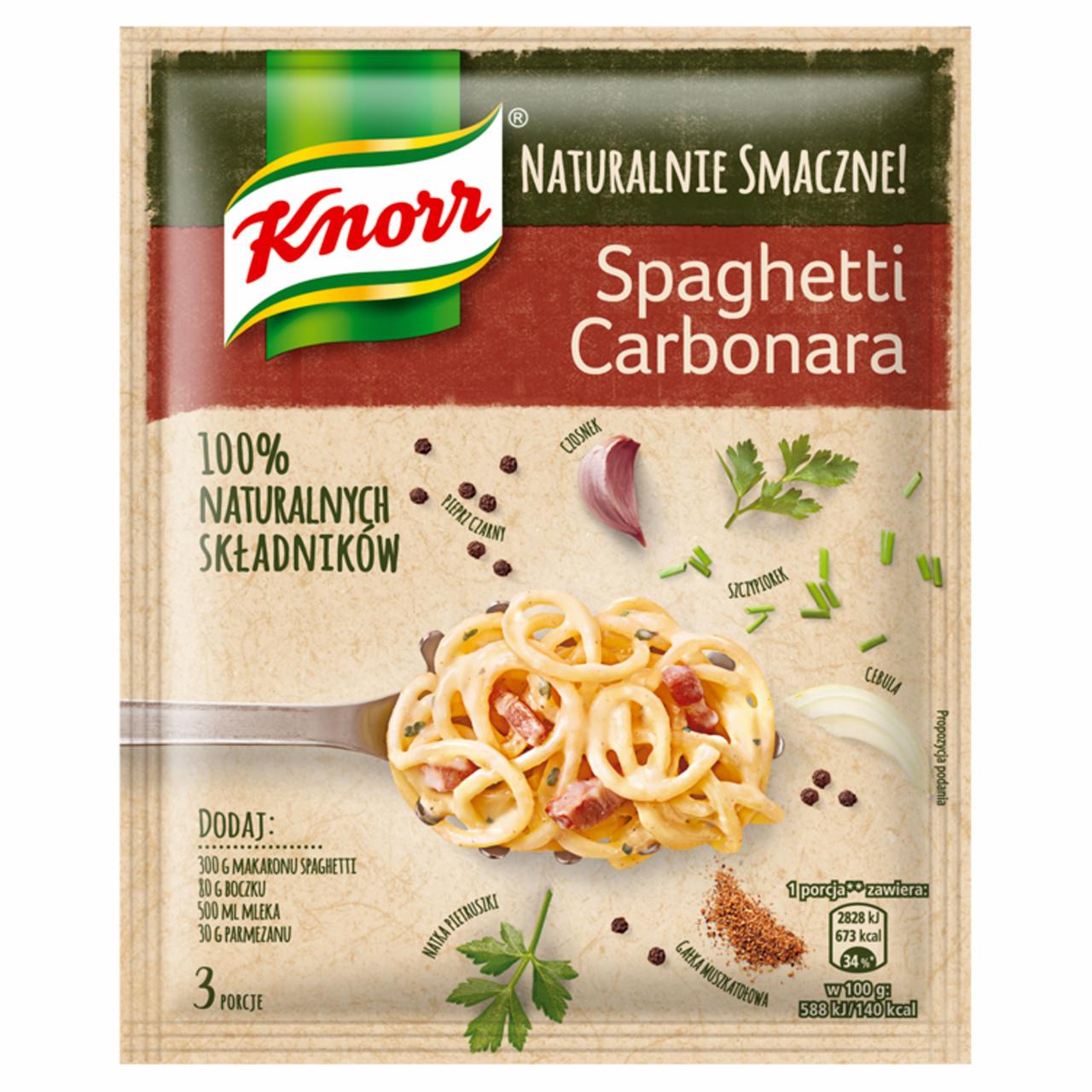 Zdjęcia - Knorr Spaghetti carbonara 47 g