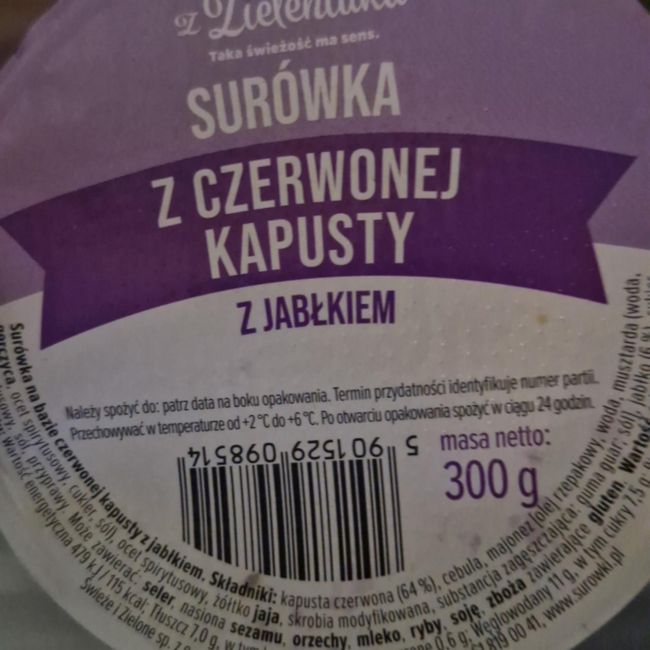 Zdjęcia - Surówka z czerwonej kapusty z jabłkiem Z Zieleniaka Netto