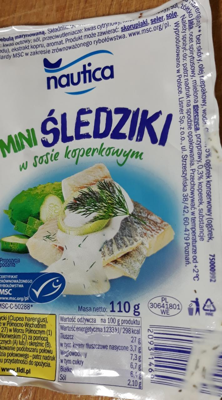 Zdjęcia - Mini Śledziki w Sosie Koperkowym Nautica