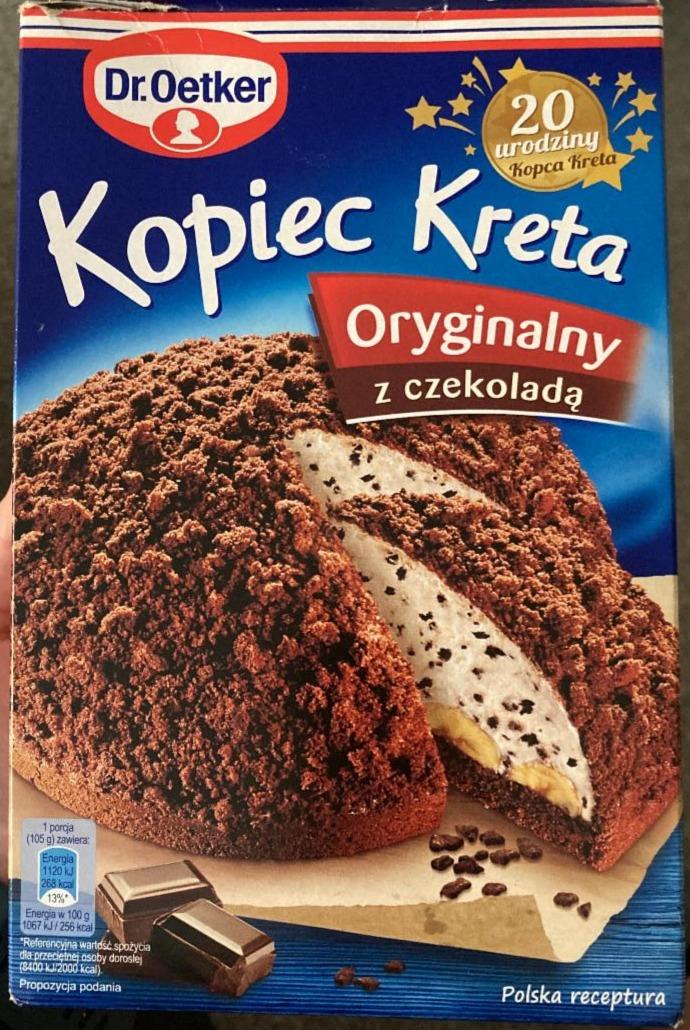 Zdjęcia - Dr. Oetker Ciasto Kopiec Kreta z czekoladą 410 g