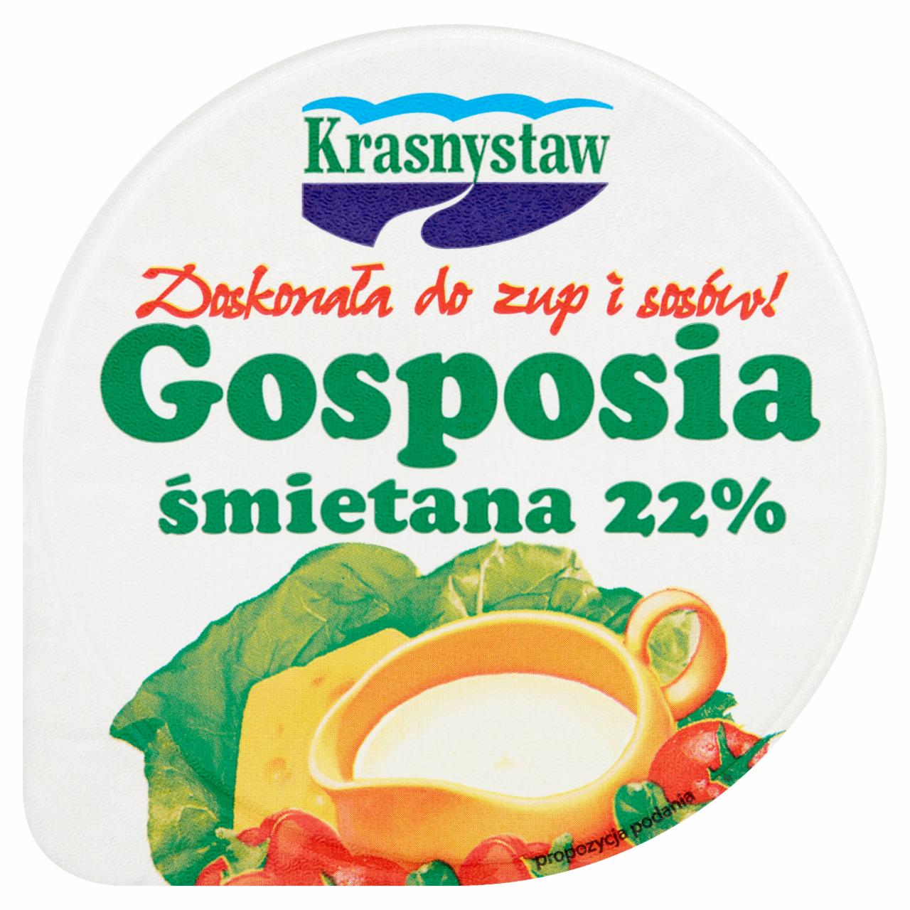 Zdjęcia - Krasnystaw Gosposia Śmietana 22% 150 g