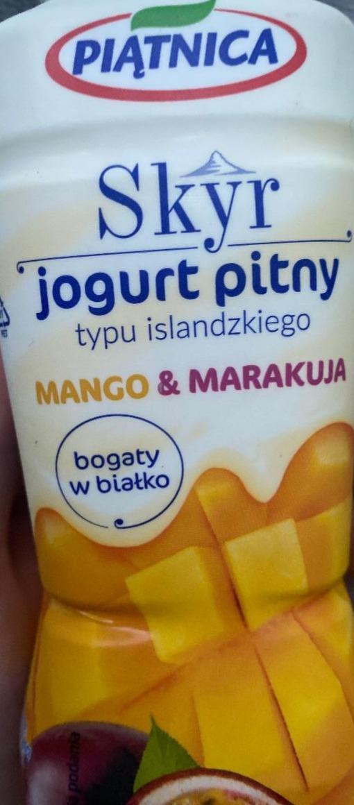 Zdjęcia - Skyr jogurt pitny typu islandzkiego mango i marakuja Piątnica