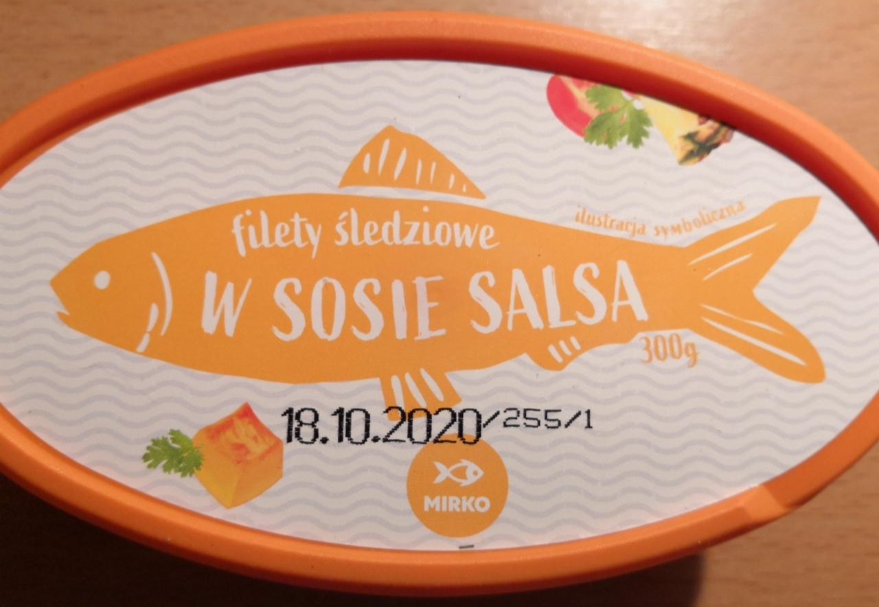 Zdjęcia - Filety śledziowe w sosie salsa Mirko