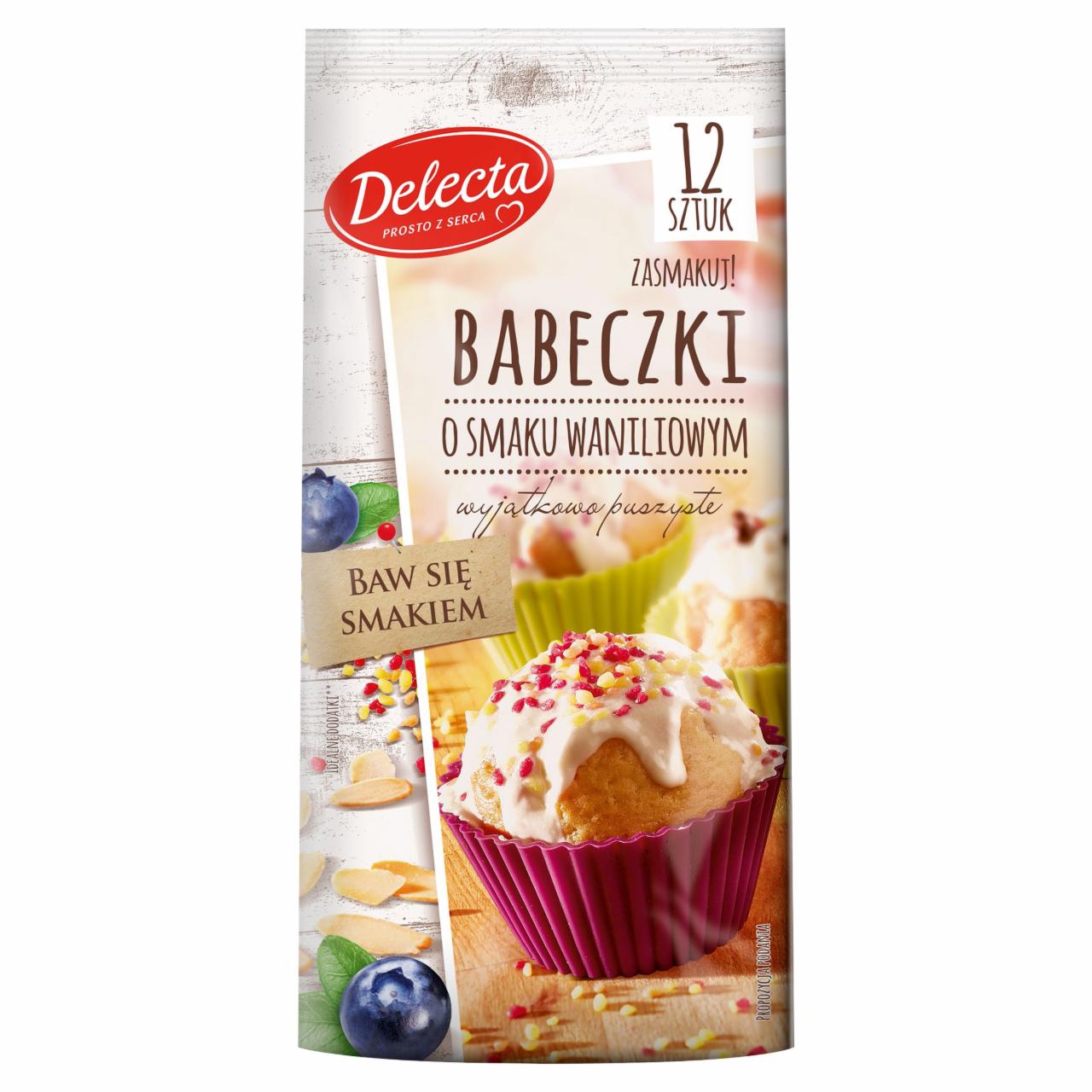 Zdjęcia - Delecta Babeczki o smaku waniliowym 265 g