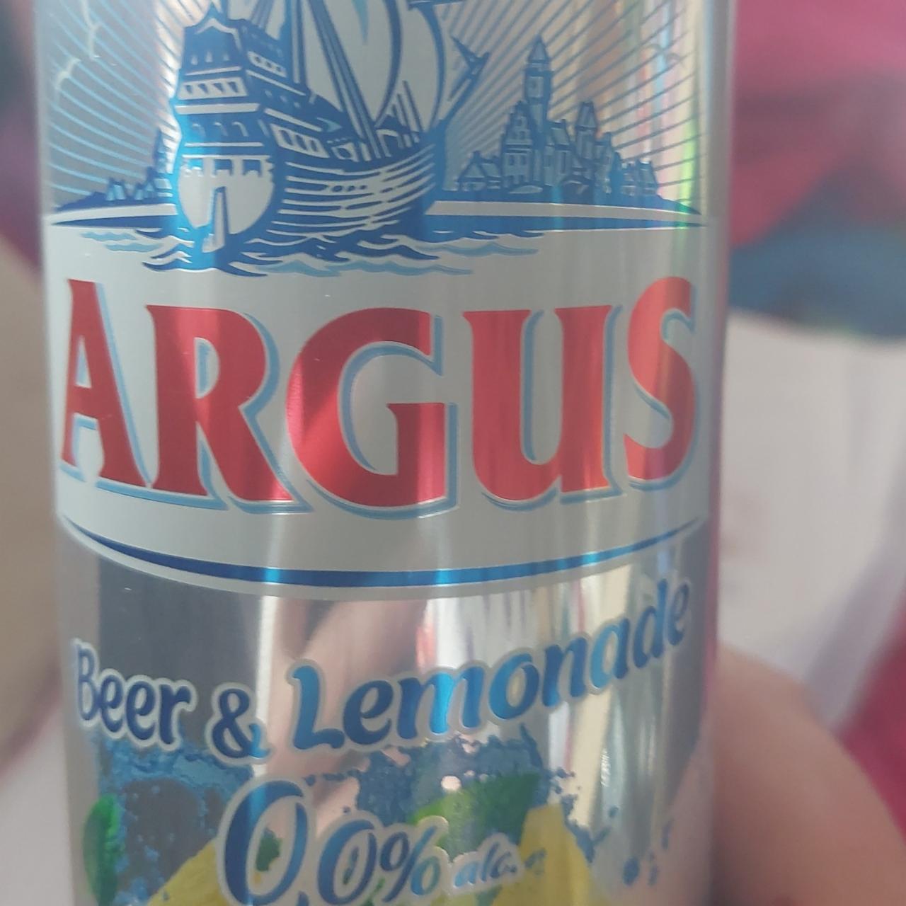 Zdjęcia - Beer & Lemonade Black Elder, Lemon, Mint 0,0% Argus