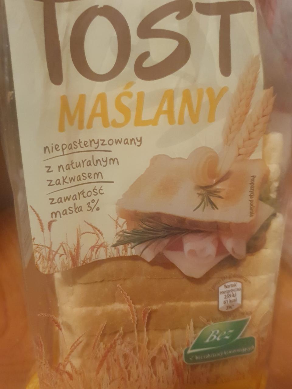 Zdjęcia - tost maślany dobre plony