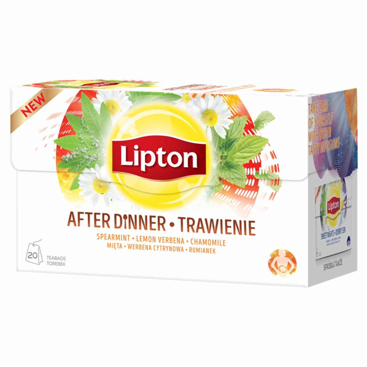 Zdjęcia - Lipton Herbatka ziołowa aromatyzowana trawienie 32 g (20 torebek)