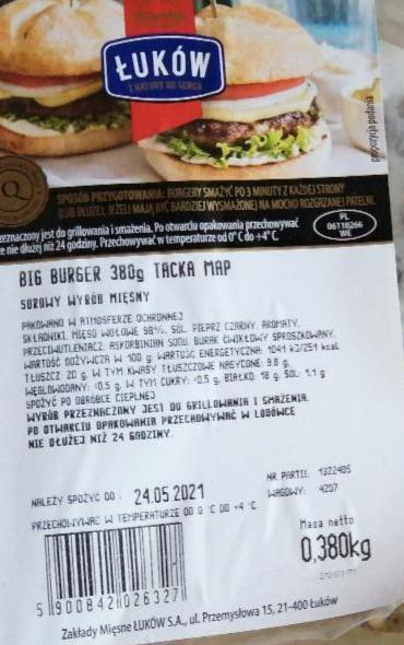 Zdjęcia - BIG Burger 380g Tacka Łuków