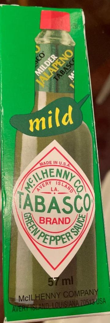 Zdjęcia - Tabasco Green Pepper Sauce mild McIlhenny Co.