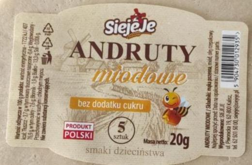 Zdjęcia - Andruty miodowe SiejeJe