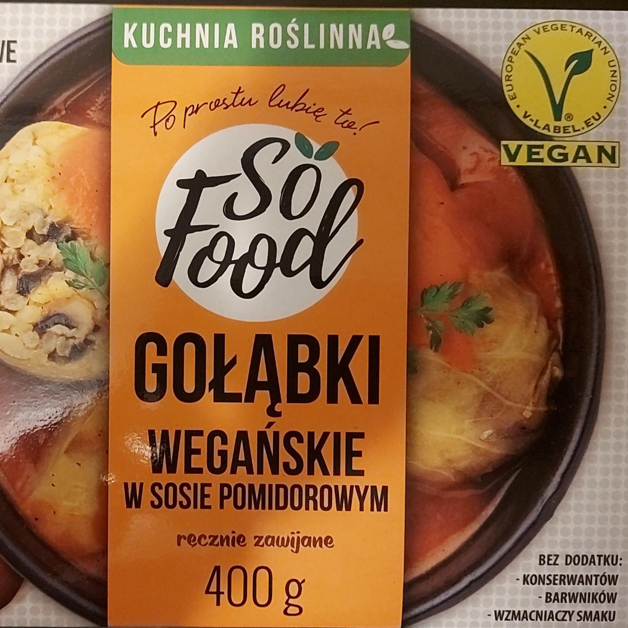 Zdjęcia - gołąbki wegetariańskie w sosie pomidorowym so food