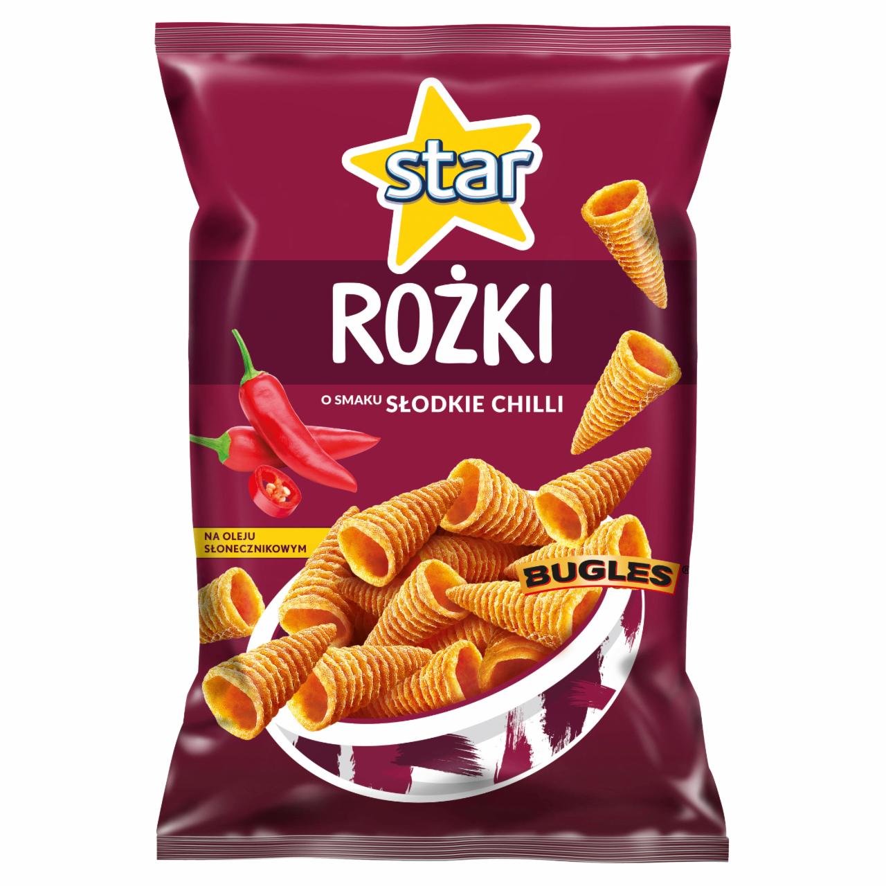 Zdjęcia - Star Rożki Przekąski kukurydziane o smaku słodkie chilli 95 g