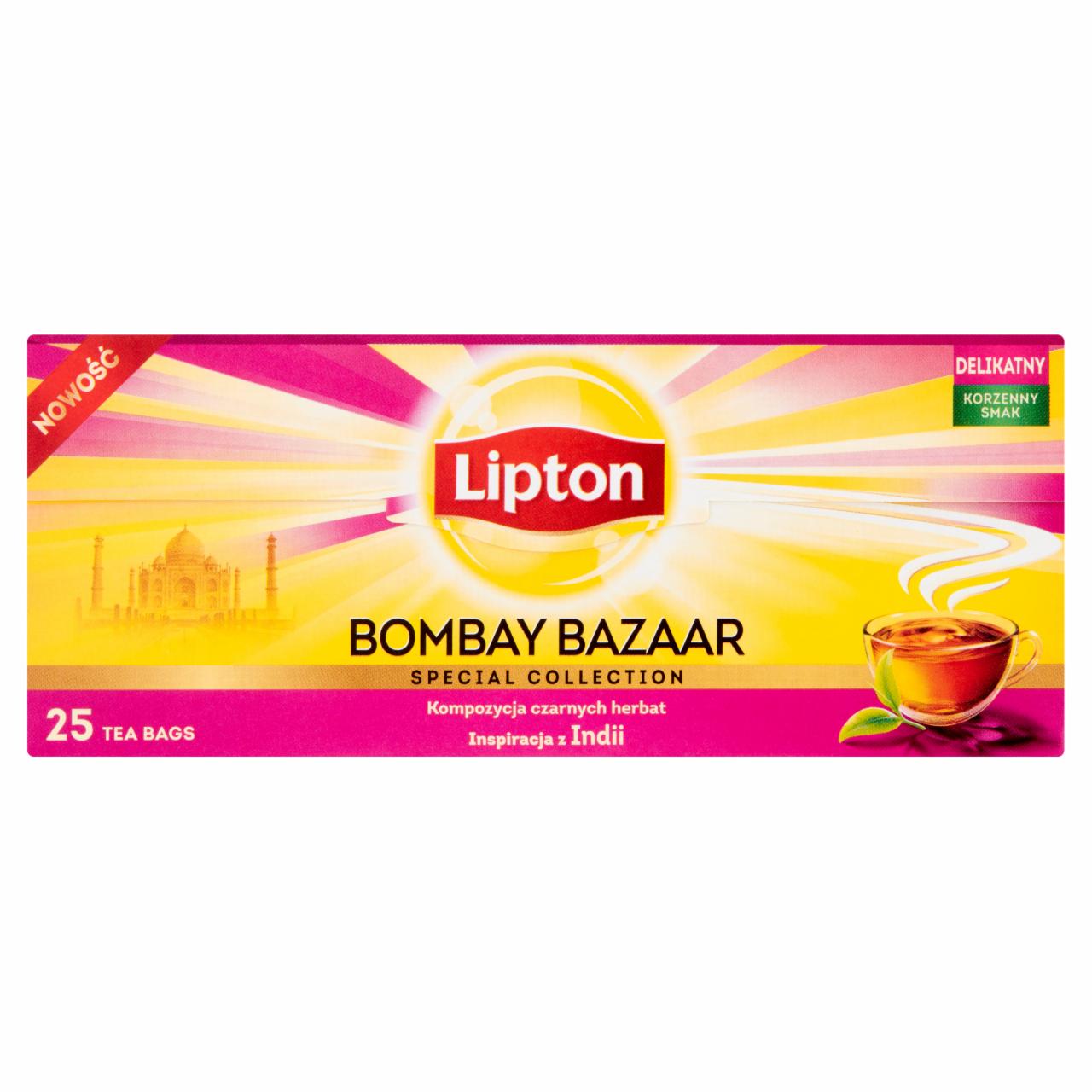 Zdjęcia - Lipton Special Collection Bombay Bazaar Herbata czarna 45 g (25 torebek)