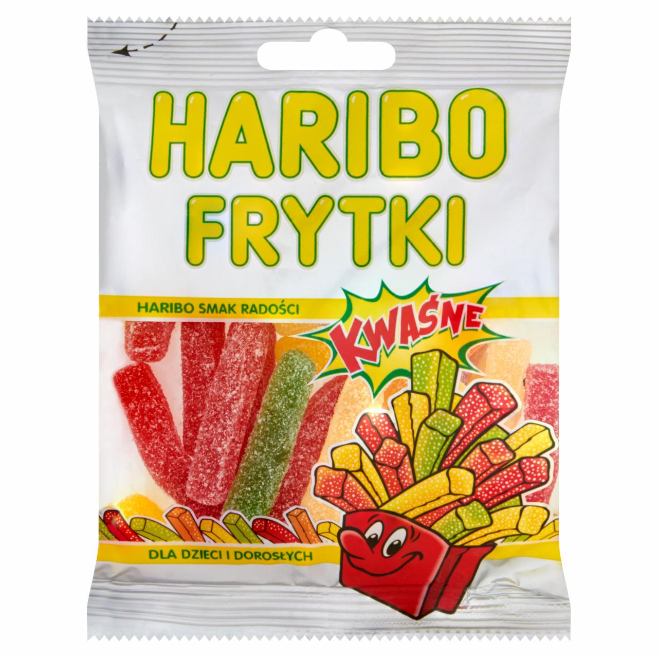 Zdjęcia - Haribo Frytki kwaśne Żelki owocowe 100 g