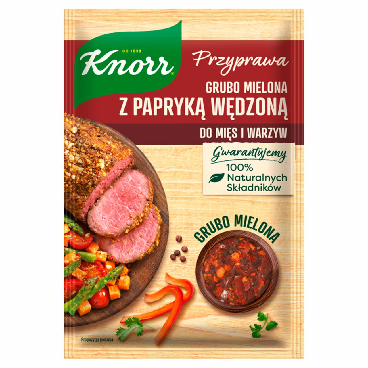 Zdjęcia - Knorr Przyprawa grubo mielona z papryką wędzoną 20 g