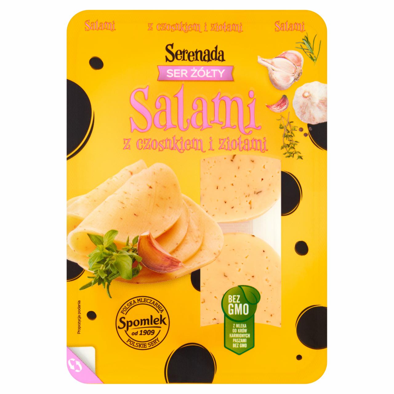 Zdjęcia - Serenada Ser żółty Salami z czosnkiem i ziołami 135 g