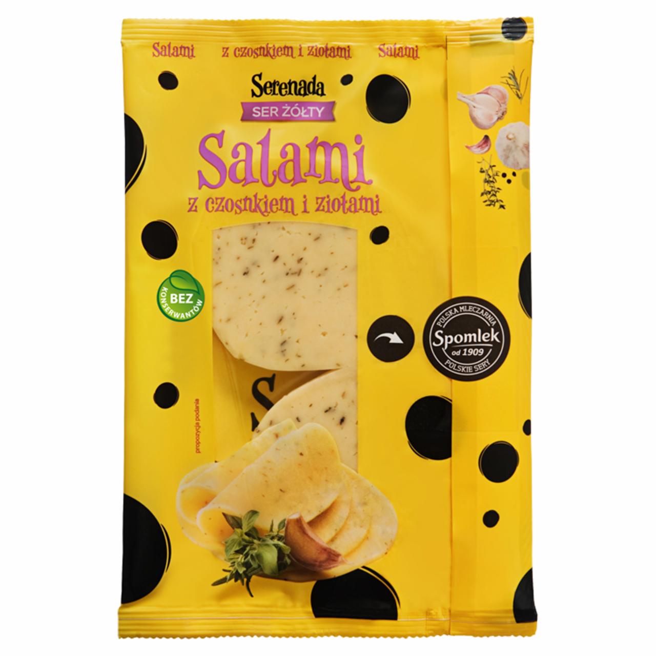 Zdjęcia - Ser żółty salami z czosnkiem i ziołami Serenada