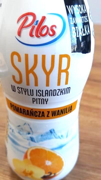 Zdjęcia - Skyr w stylu islandzkim pitny pomarańcza z wanilią Pilos