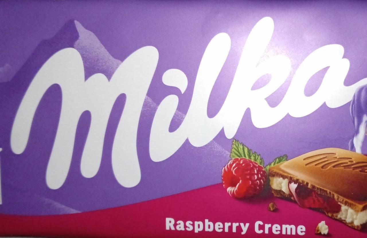 Zdjęcia - Raspberry creme Milka