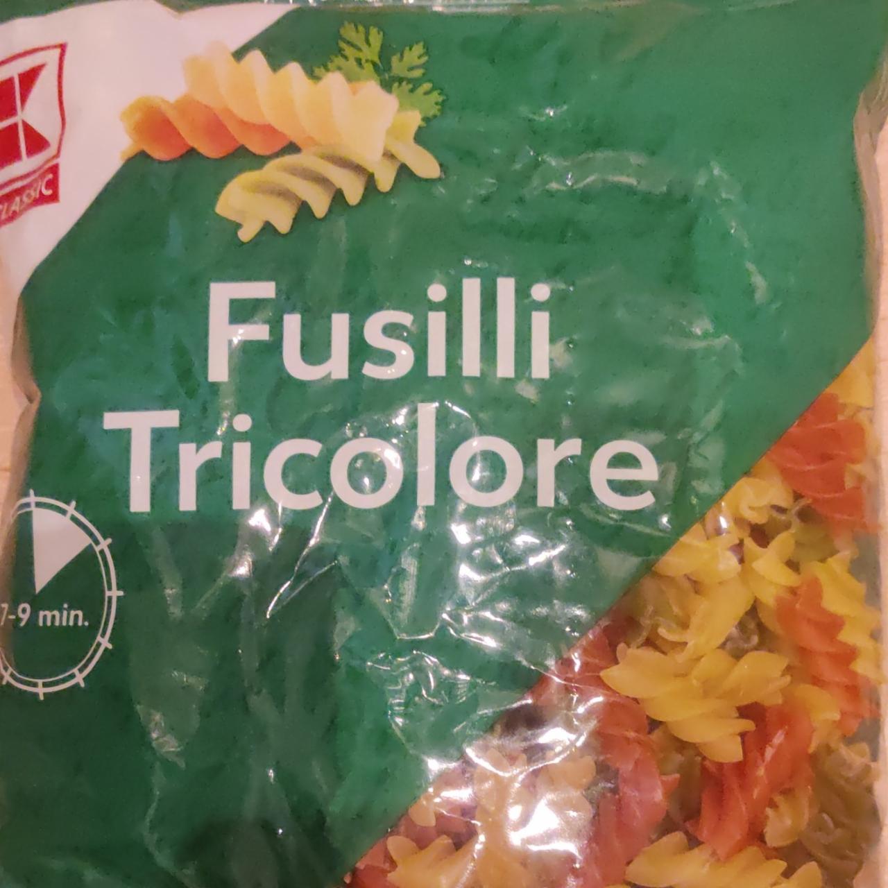 Zdjęcia - Makaron Fusilli Tricolore Kaufland