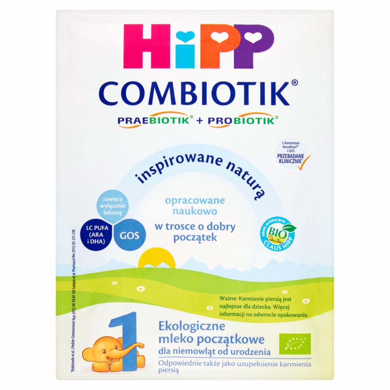 Zdjęcia - HiPP Combiotik 1 Ekologiczne mleko początkowe dla niemowląt od urodzenia 22 g