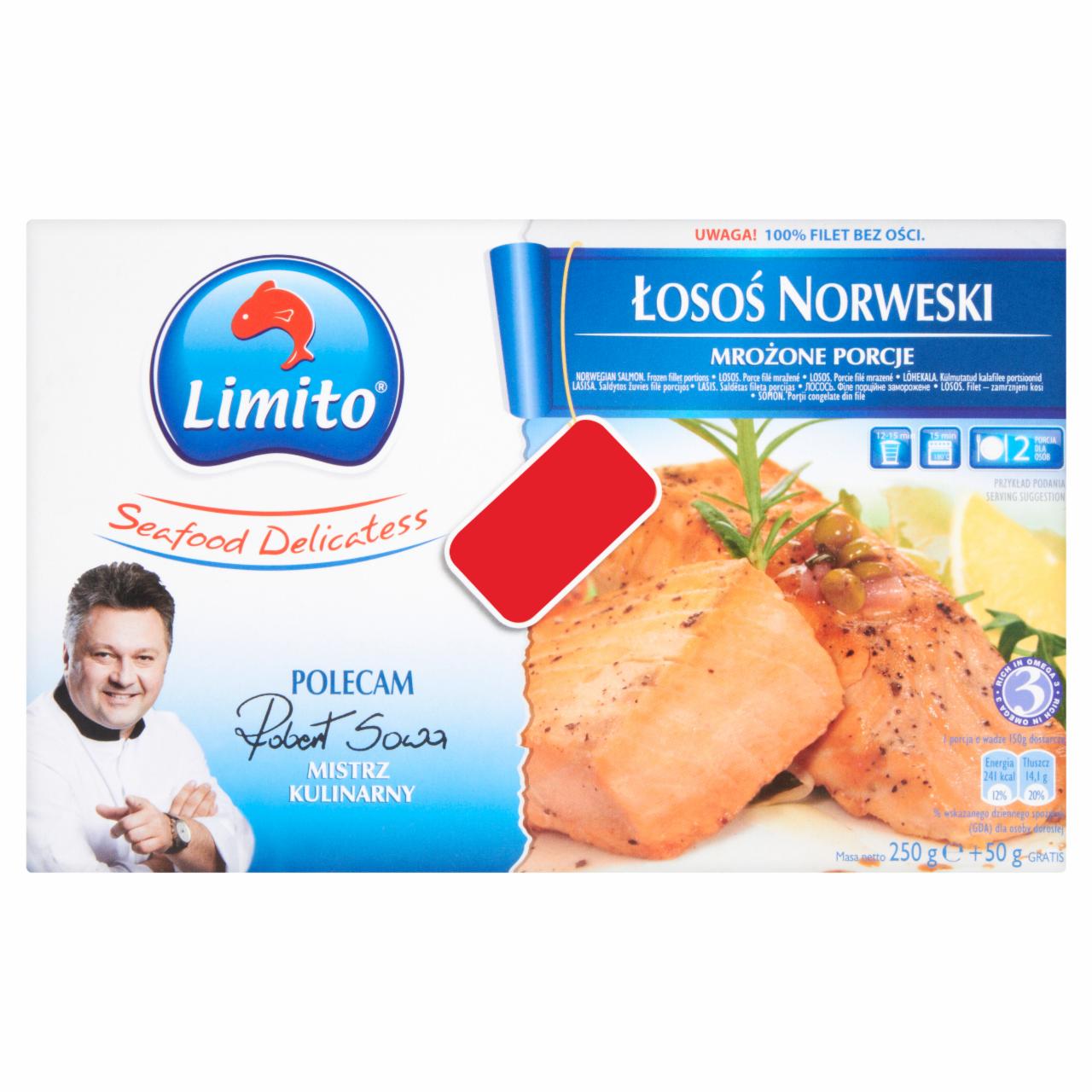 Zdjęcia - Limito Łosoś norweski mrożone porcje 300 g