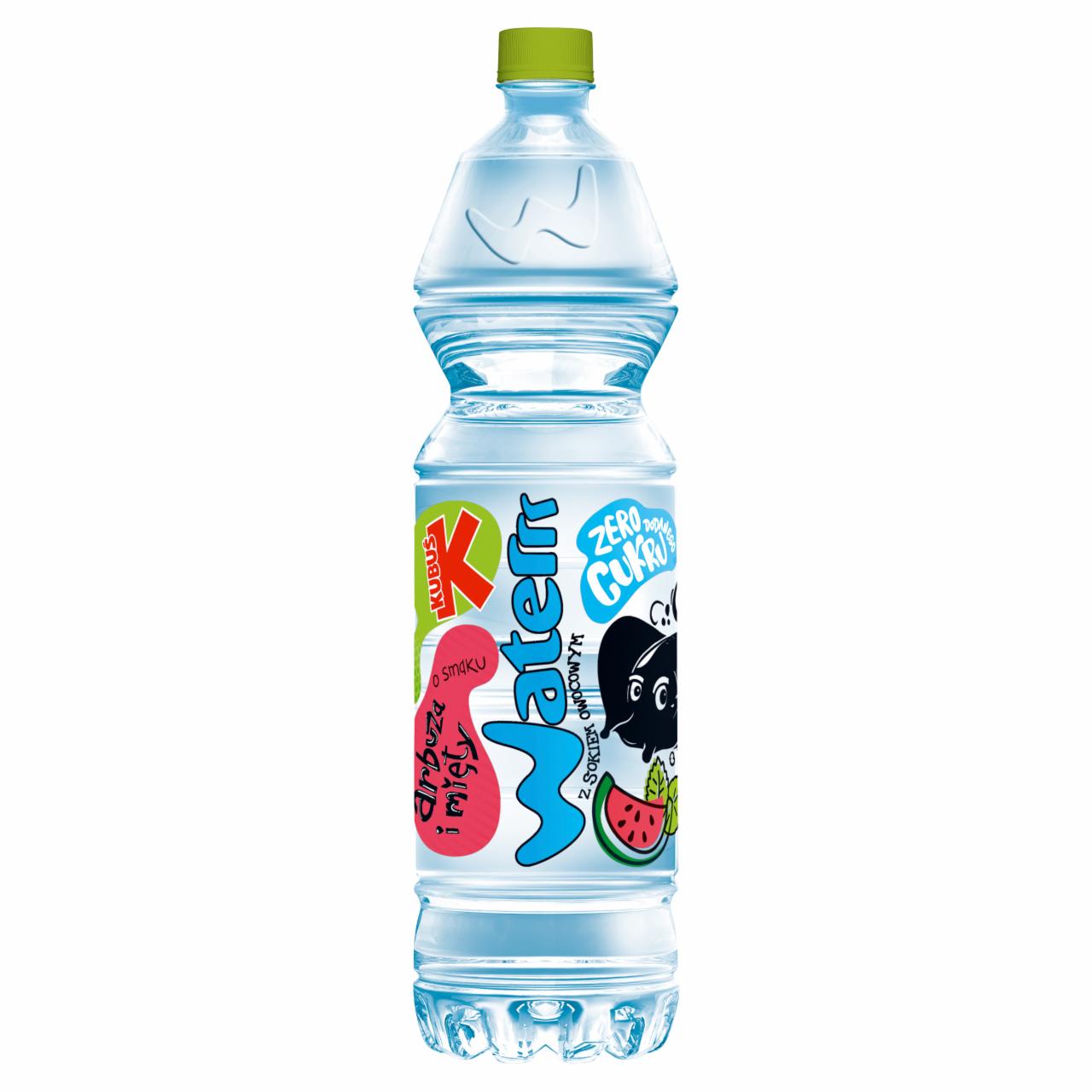 Zdjęcia - Kubuś Waterrr Napój o smaku arbuza i mięty 1,5 l