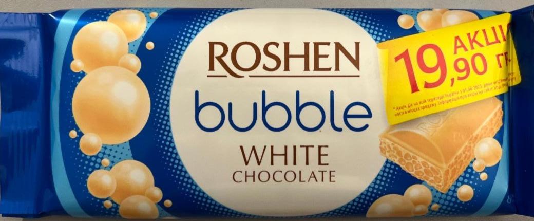 Zdjęcia - White bubble chocolate Roshen