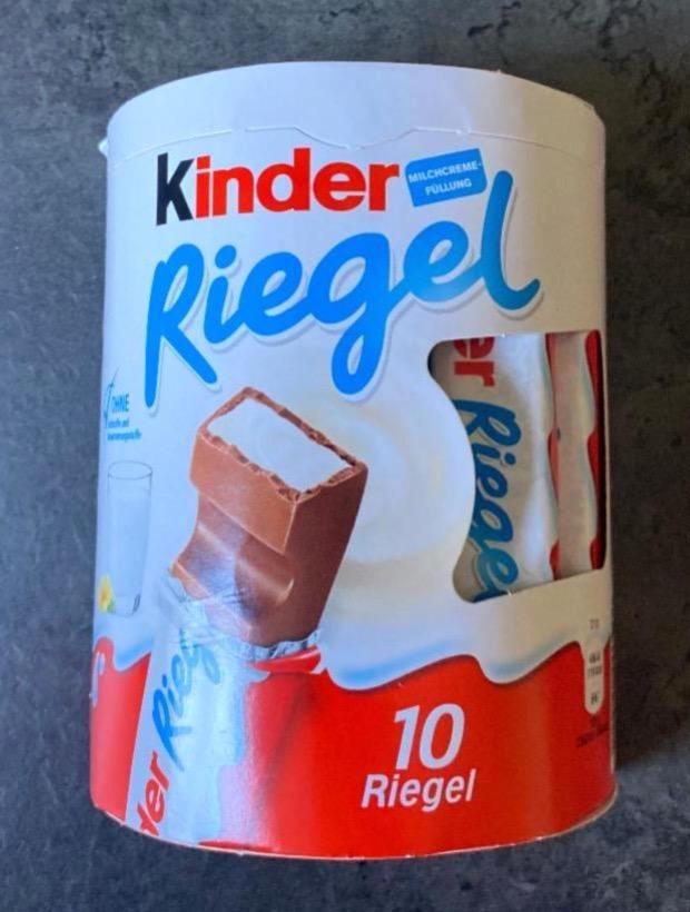 Zdjęcia - Kinder Maxi Batonik z mlecznej czekolady z nadzieniem mlecznym 210 g (10 sztuk)