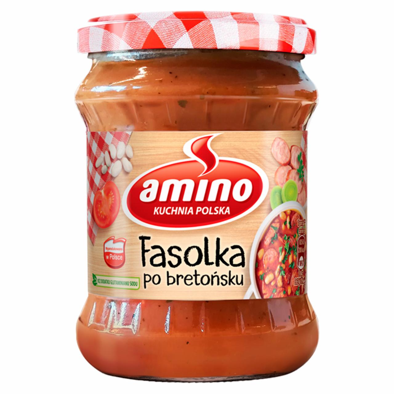 Zdjęcia - Amino Fasolka po bretońsku 460 g