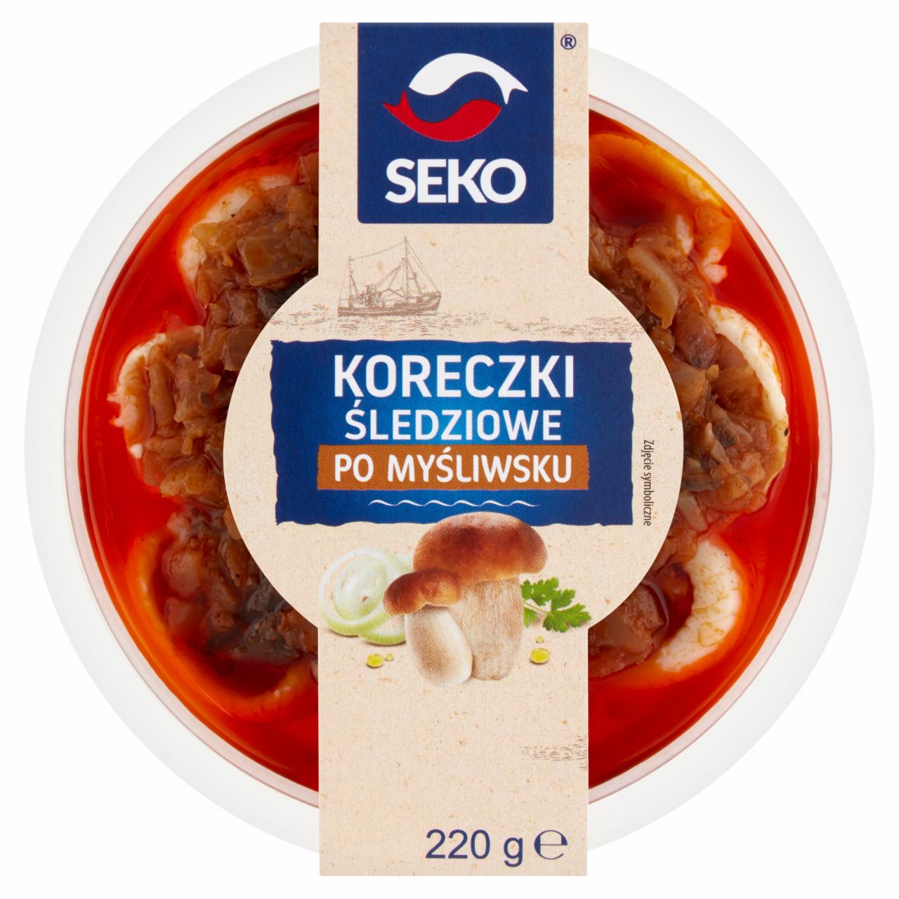 Zdjęcia - Seko Koreczki śledziowe po myśliwsku 220 g