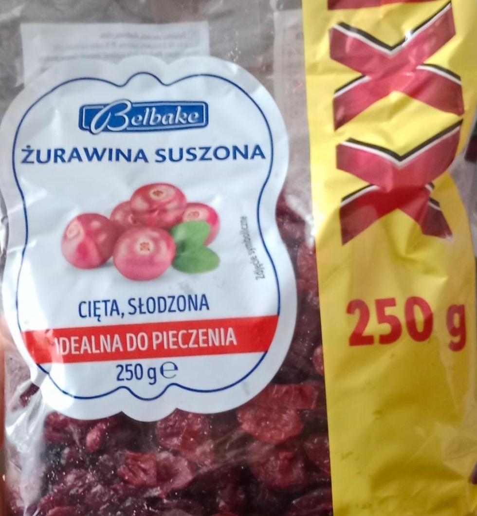 Zdjęcia - Żurawina suszona cięta, słodzona Belbake