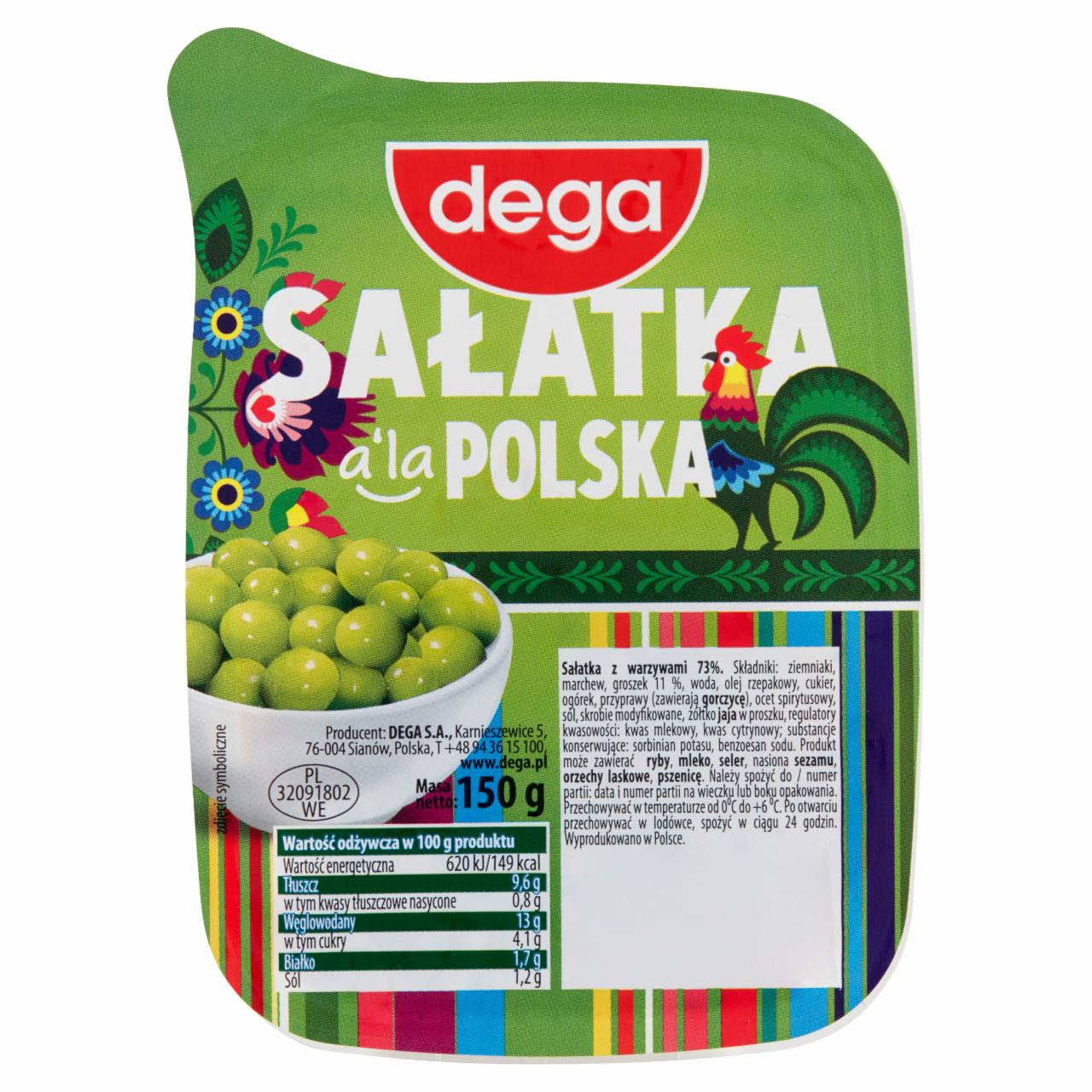 Zdjęcia - dega Sałatka a'la polska 150 g