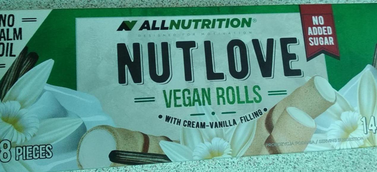 Zdjęcia - Vegan rolls nutlove AllNutrition