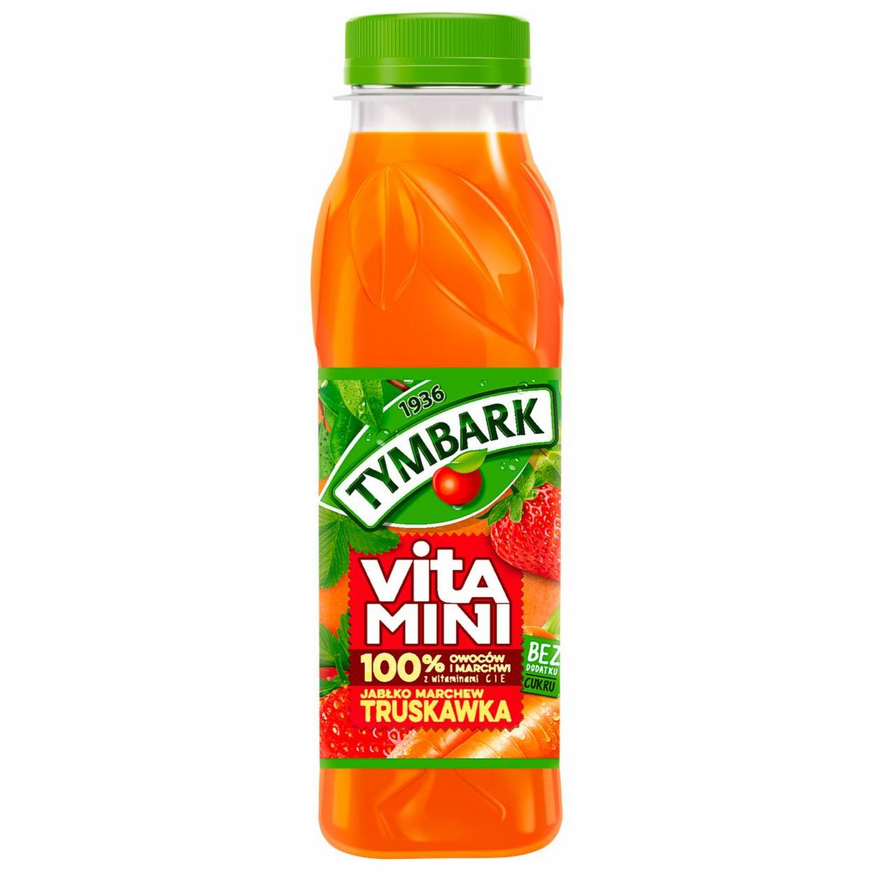 Zdjęcia - Tymbark Vitamini Sok truskawka jabłko marchew 300 ml