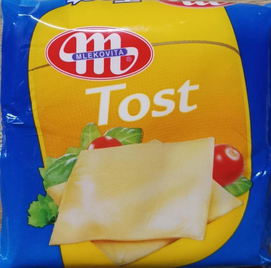 Zdjęcia - Mlekovita Ser topiony w plastrach tost 130 g (8 sztuk)