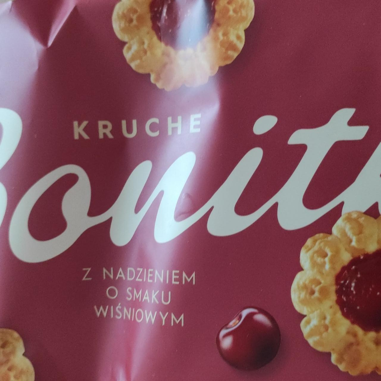 Zdjęcia - Kruche z nadzieniem o smaku wiśniowym Bonitki