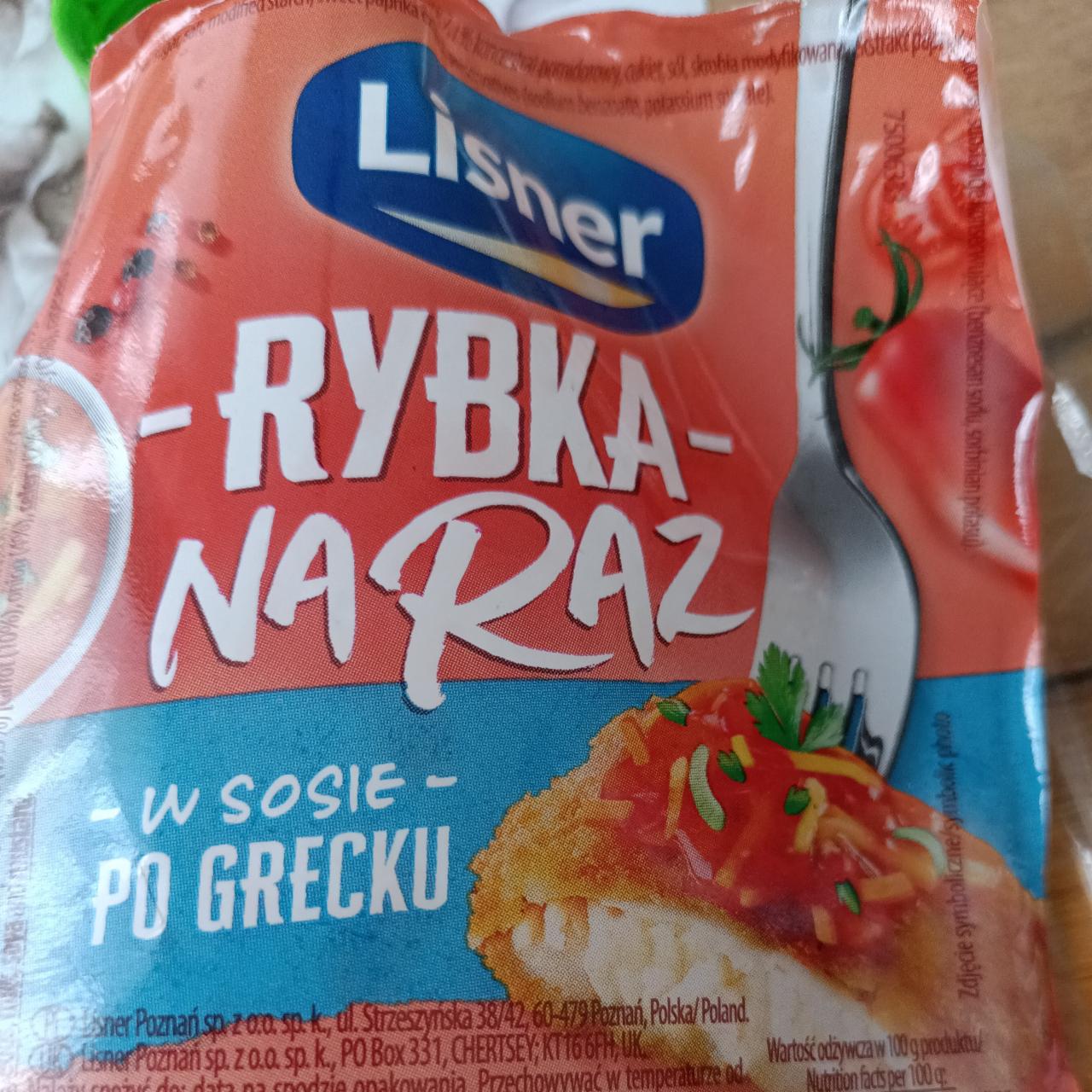 Zdjęcia - Rybka na raz w sosie po grecku Lisner