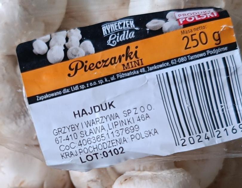 Zdjęcia - pieczarki mini Ryneczek Lidla