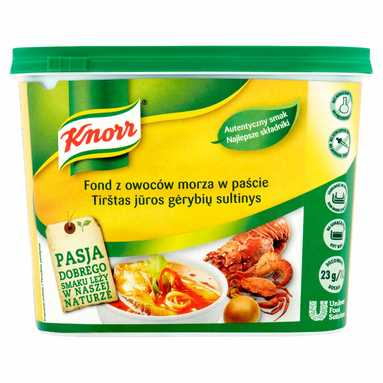 Zdjęcia - Knorr Fond z owoców morza w paście 1 kg