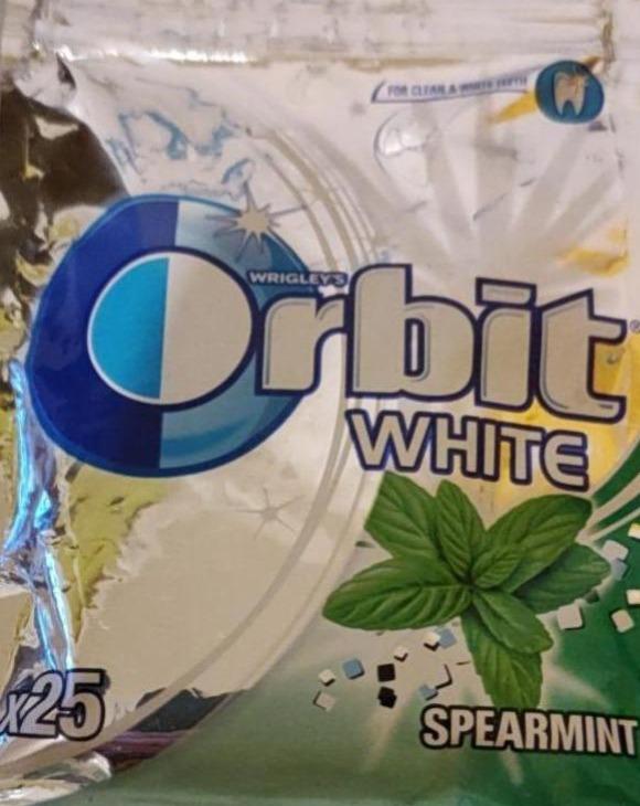 Zdjęcia - Orbit White Spearmint Guma do żucia bez cukru 35 g (25 sztuk)