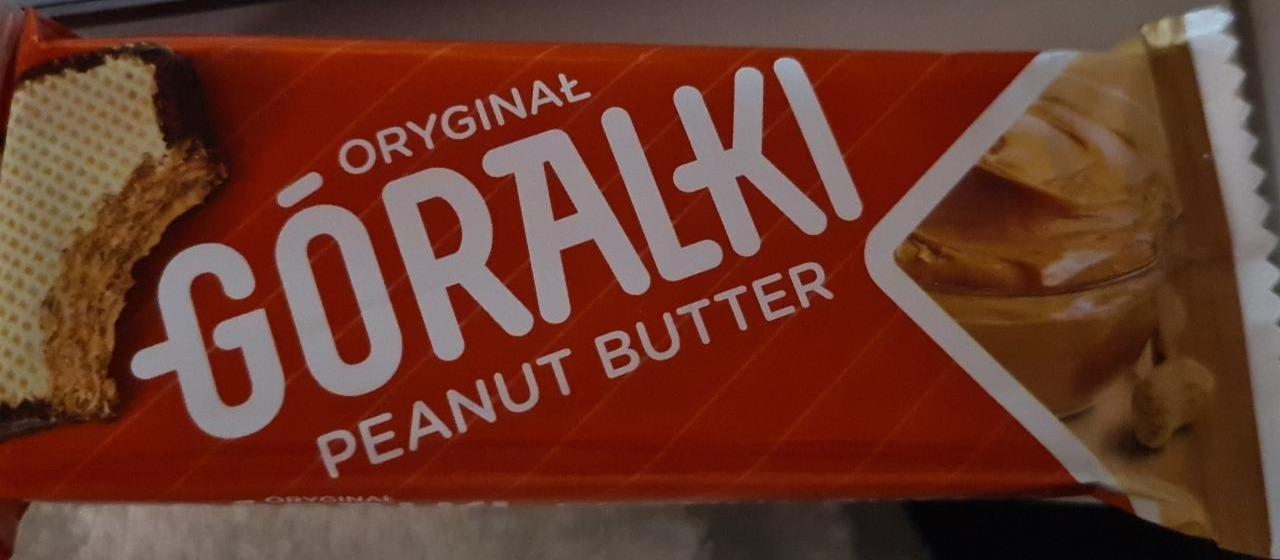 Zdjęcia - Góralki Peanut Butter Wafelek z kremowym nadzieniem w polewie kakaowej 50 g