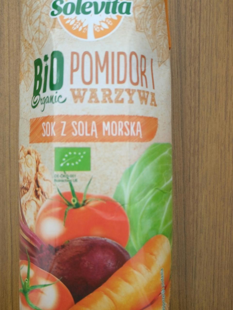 Zdjęcia - Bio sok pomidorowo-warzywny z solą morską solevita