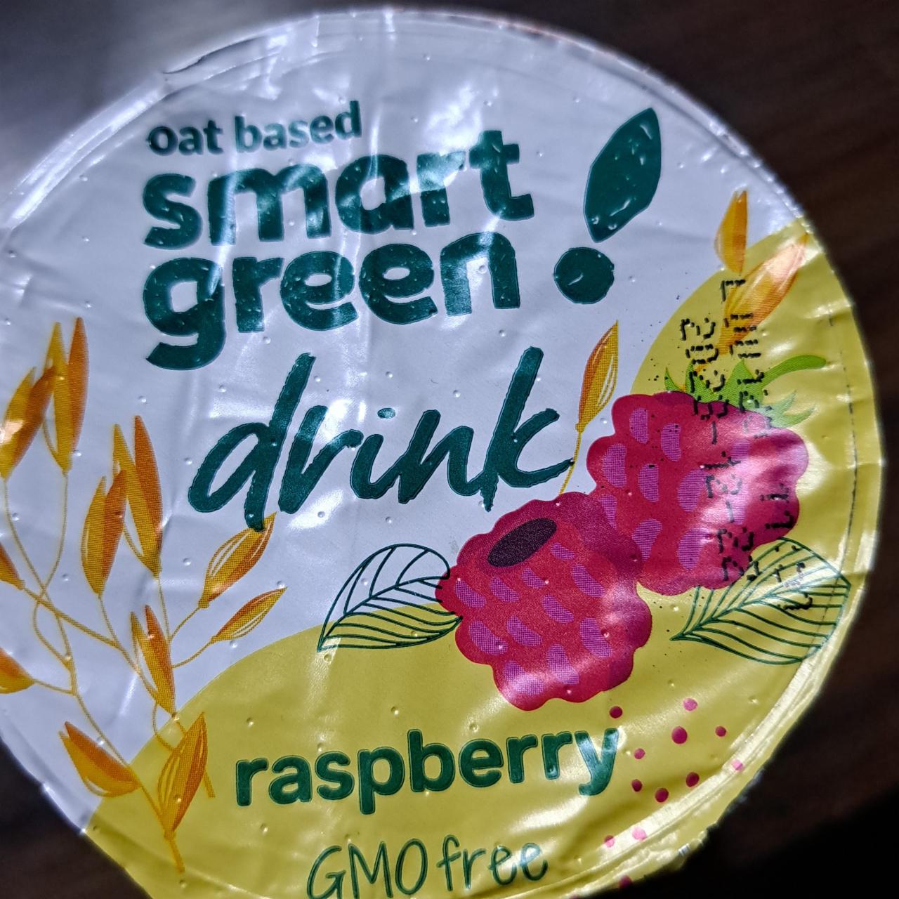 Zdjęcia - Oat based Smart Green drink raspberry