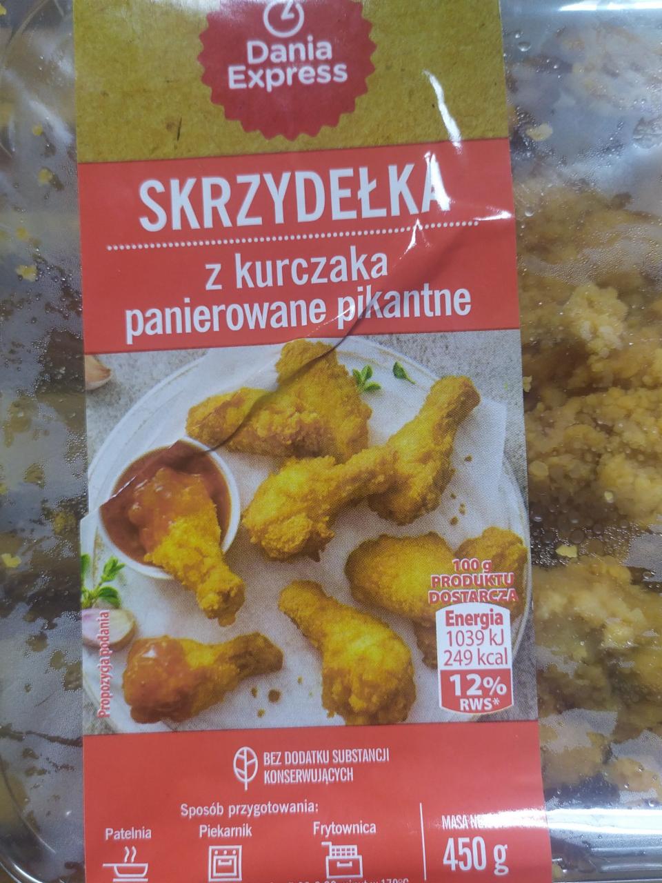 Zdjęcia - Skrzydełka z kurczaka panierowane pikantne Dania express