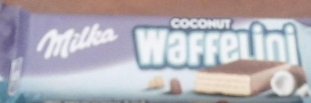 Zdjęcia - Waffelini coconut Milka