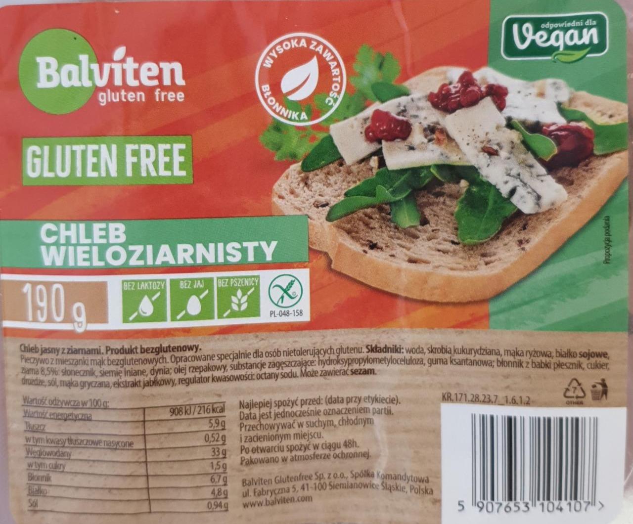 Zdjęcia - Chleb wieloziarnisty gluten free Balviten