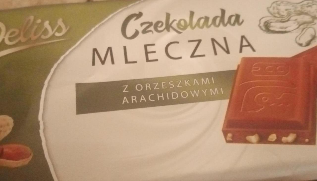 Zdjęcia - Czekolada z orzechami arachidowymi Deliss