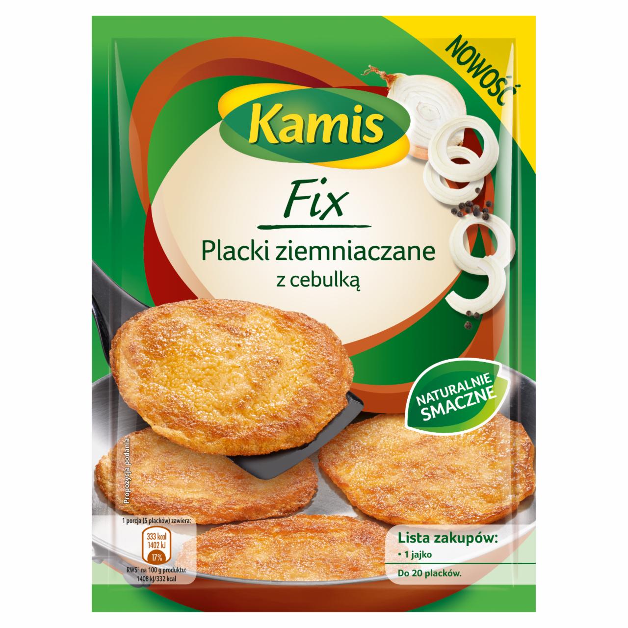 Zdjęcia - Kamis Fix Placki ziemniaczane z cebulką 200 g