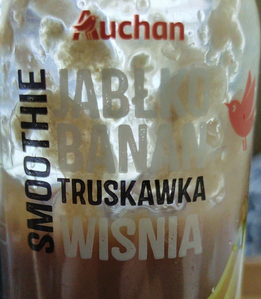 Zdjęcia - Smoothe Auchan truskawka wiśnia